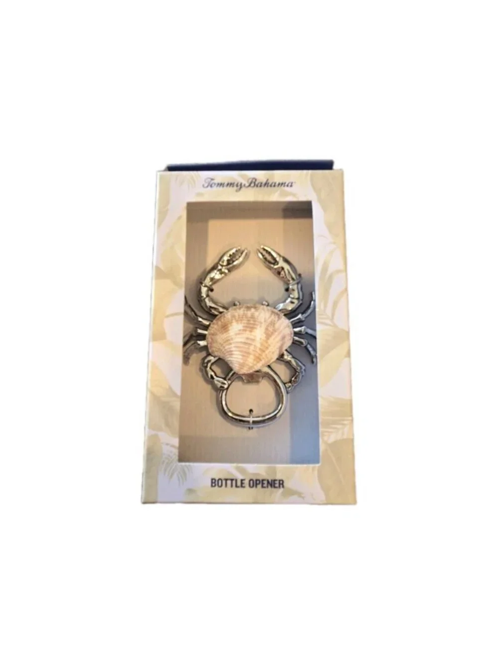 New Tommy Bahama Sea Shell Crab Bottle Opener Beach Nautical Barware